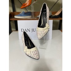 단주홍 단주홍 단주홍 여성수제화 트위드 심플 리본 펌프스 6cm DJH9181 (P001198603)