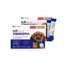 240억 노쉬 프로바이오틱스 강아지 유산균 고양이 2통, 2개, 장건강/유산균