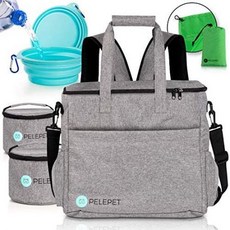 PELEPET Travel Bag for Dogs - Small Medium Large Dogs. 3 in 1 Styles:Weekender Backpack Crossove, One Color_One Size, One Color