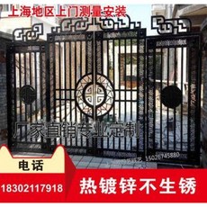 전원주택대문 맞춤 제작 상하이 철예대문 정원문 별장 전동문 양문 전동이문 중문, 08 009