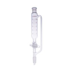 유리 10mL 추가 눈금 압력 이퀄라이징 드롭 깔때기라인 상단 1420 조인트 2mm PTFE 스톱콕 케미스트리 랩 글라스웨어, 25mL, With Glass Stopcock - 이퀄라이징압력