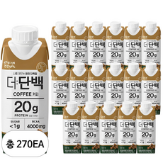 더단백 드링크 커피 A 드링크믹스 RTD, 270개, 250ml