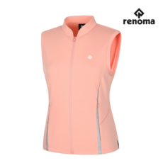 레노마골프 여성 크롭 기장 저지 집업 베스트 RWTVJ7321-307