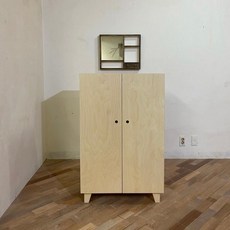 우드머리 자작나무합판 여닫이 말티즈 말티푸 푸들 비숑 소형견 중형견 강아지옷장 아기옷장, 1개
