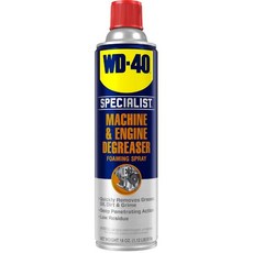 WD 40 Specialist 자동차 먼지털이 오일 기름 전문 기계 엔진 탈지제 발포 스프레이 18온스 Q1302632, 1 Count (Pack of 1), 1개