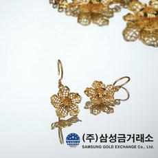 [신세계TV쇼핑](삼성금거래소)24k 순금 메리아 귀걸이(7.5g)
