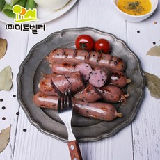 [HACCP미트벨리] 흑임자 소시지(1kg), 1개, 1kg