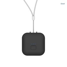 휴대용 공기 탈취제 정수기 걸이 목 부정적인 이온 필터 정화 착용 할 수있는 USB 미니 소형 소형 Ionizer, 01 Black, 01 Black