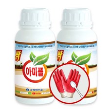 모두싹 아미플 500ml 2개 뿌리발근제 아미노산 풀빅산 미량요소 토양개선 영양제 - 아미나바스트