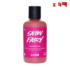 LUSH Snow Fairy 러쉬 스노우 페어리 샤워 젤 100g 4팩