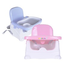골드베이비 국산 부스터 아기식탁의자 하이체어 유아식탁의자, 화이트소라