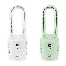 코멜리 저소음 BLDC USB 충전식 미니 탁상용 무엽 선풍기 화이트 CYF-MI1700