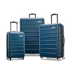 Samsonite Omni 2 듀얼 스피너 휠이 있는 확장 가능한 하드사이드 수하물 라군 블루 Omni 2 스피너 휠이 있는 확장 가능한 하드사이드 캐리어, Carry-On 20-Inch