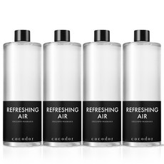코코도르 디퓨저 리필, 리프레싱에어, 500ml, 4개