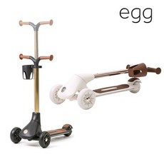 [EGG] 영국명가 접이식 LED 킥보드 코코 스쿠터, .코코블랙