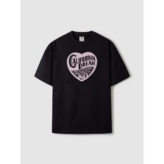 후아유 공용 Heart Stamp T-shirt WHRPE2598U