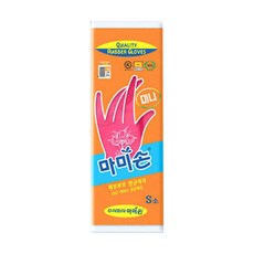 마미손 고무장갑, 핑크, 소(S), 5개