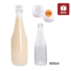 (1BOX) 막걸리전용캡 효소용기 600ml (92개) 페트병