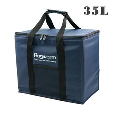 도보 걸어서 배달 대행 배민 쿠팡이츠 보온 배달통 보냉 테이크아웃 접이식 스쿠터, WDB35L-Navy Blue