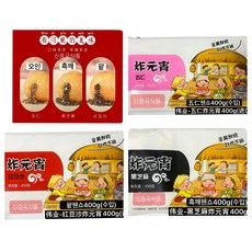 [신중국식품]짜왠쇼 튀겨먹는 왠쇼 수입산 오인맛(견과류) . 검정깨. 팥, 검정깨, 1개, 400g
