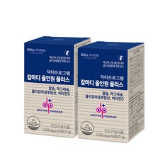 차바이오 닥터프로그램 칼슘 마그네슘 비타민D 올인원 플러스, 2개, 60정