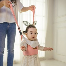 Baby lab 베이비랩 길잡이벨트 걸음마보조기, 핑크, 1개