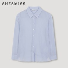 [백화점매장 정품출고] 쉬즈미스 베이직 시스루 셔츠_SWWSTN21030