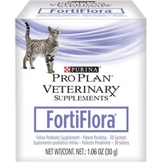 퓨리나 포티플로라 고양이 유산균 30포 x 1개 FortiFlora 고양이설사, 30포 x 1통, 무맛