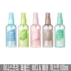 이니스프리 퍼퓸드 바디앤 헤어미스트100ml, 바디앤헤어-피치프룻, 100ml, 1개