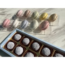 [오테라] 쉐프가 만드는 프리미엄 수제 저당 무색소 마카롱 + 수제 쇼콜라 선물세트