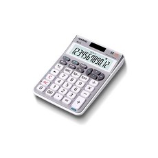 카시오텐키 계산기 미니 저스트 타입 12자리 MZ-20SR-N 실무계산기 실버