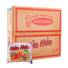 ACECOOK 하오하오 사떼 75g 즉석라면 매운맛(1Box/30EA) HAO HAO SATE Hao Hao Spicy Instant Noodles, 1세트