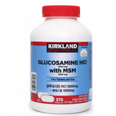 커클랜드시그니춰 글루코사민HCI + 엠에스엠, 1792MG X 375정, 1개, 375정
