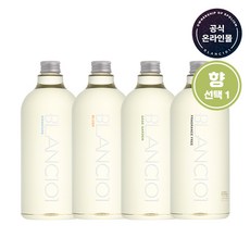 [블랑101] 1L 세탁세제 4개 택1, 상세 설명 참조, 선택1:세제 블러쉬 1L_4개, 상세 설명 참조