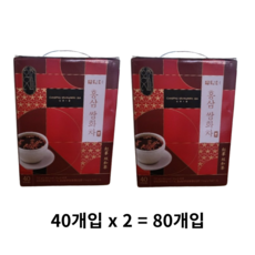 담터 홍삼 쌍화차, 18g, 80개입, 1세트