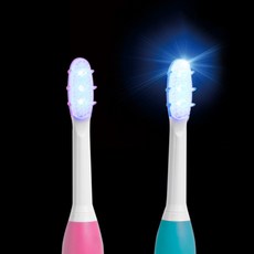 아답션 DINGBA 잇플래쉬 음파진동 LED 칫솔, 블루
