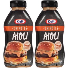 Kraft Mayo Chipotle Aioli 크래프트 치폴리 아이올리 마요네즈 354ml 2팩