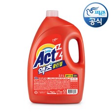 액츠 클린젤 일반 드럼 겸용 액상세제 본품, 3.1L, 6개