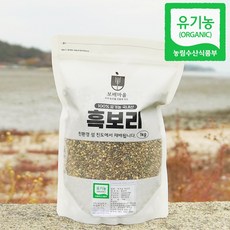 [햇곡/농부가 직접배송] 국산 유기농 흑보리, 1kg, 1개