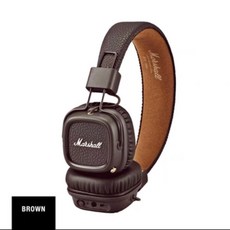 MARSHALL MAJORIII BLUETOOTH 마셜 3세대 블루투스 이어폰 헤드셋 마조 3대, MAJOR2 브라운 올오버 (새로운 해외판), 공식 규격.