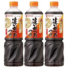 미츠칸 오이가츠 쯔유 2배 1000ml 3병, 1L, 3개