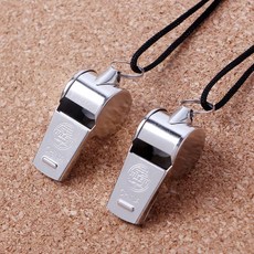 호신용 심판 휘슬 목걸이 호루라기 2P 목걸이호루라기 호신용호루라기 호각