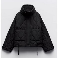 ZARA 자라 경량 패딩 크롭 점퍼 자켓