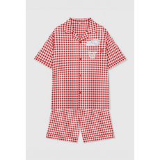 스파오체크잠옷