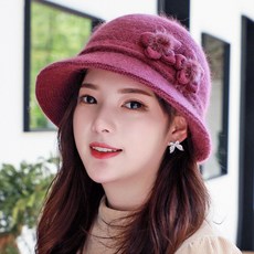 앙고라털챙모자