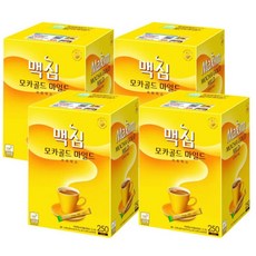 맥심 모카골드 마일드 커피믹스, 4개, 250개입, 11.8g