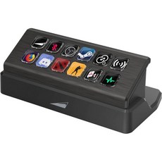 드로잉 키패드 그림 필기용 일러스트 Mountain DisplayPAD - 사용자 정의 가능한 12개의 촉각 디스플레이 키가 있는 스트리밍 및 콘텐츠 생성 컨트롤러