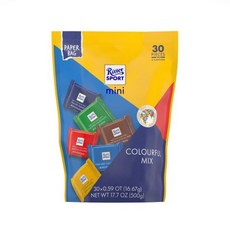 Ritter Sport 리터스포츠 미니 파우치 컬러풀 믹스 500g x6개