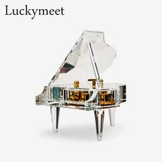 Luckymeet 오르골 뮤직 박스 30 톤 크리스탈 피아노 맞춤형 음악 생일 선물, [내 마음은 영원하다] 타이타닉 / 재고 있음