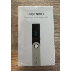Ledger Nano S 암호화폐 비트코인 하드웨어 지갑 매트 블랙, 1개